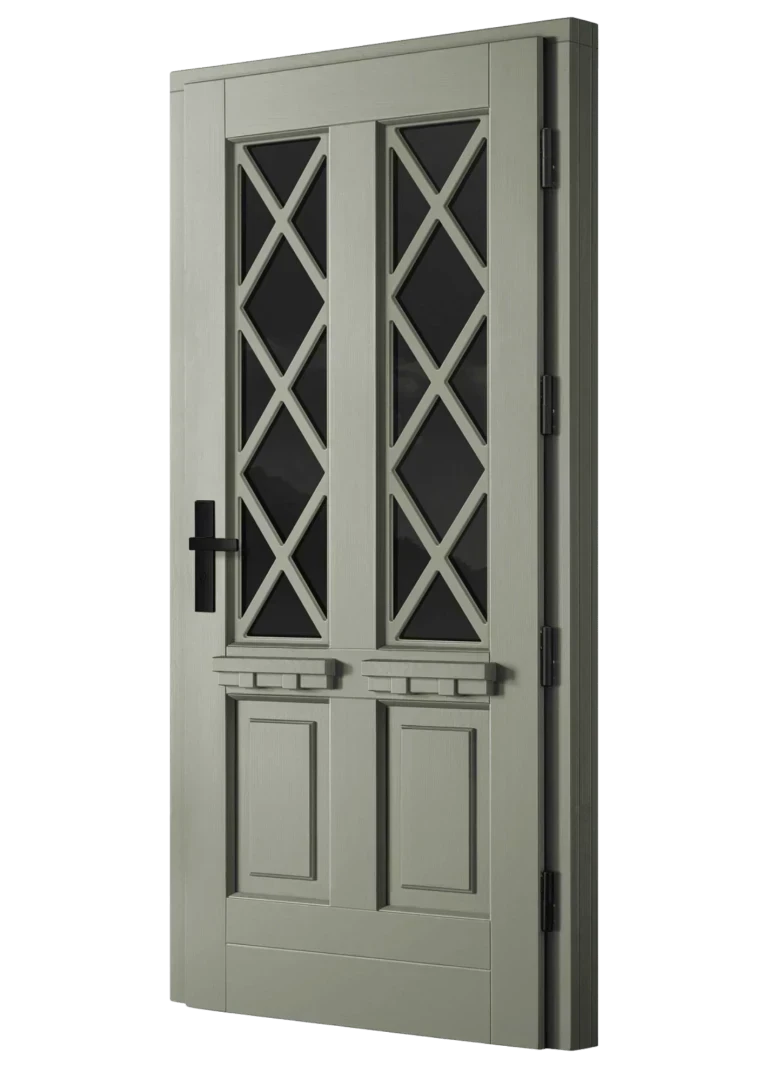Barański drzwi DB 166 RAL7033 Barański DB 166 - obrazek 1